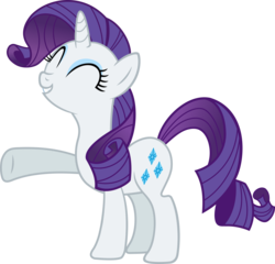 Size: 6000x5752 | Tagged: safe, artist:slb94, rarity, pony, unicorn, g4, ^^, absurd resolution, cute, eyes closed, female, mare, raribetes, simple background, solo, transparent background, vector