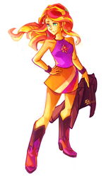 Size: 600x1000 | Tagged: safe, artist:s0901, sunset shimmer, equestria girls, g4, my little pony equestria girls: rainbow rocks, female, solo