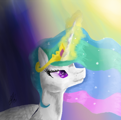 Size: 1502x1480 | Tagged: safe, artist:starstruckerxp, princess celestia, g4, female, magic, solo