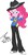 Size: 900x1713 | Tagged: safe, artist:bluse, pinkie pie, equestria girls, g4, background removed, female, hat, rapper pie, show accurate, signature, simple background, solo, spray paint, white background