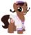 Size: 906x1005 | Tagged: safe, artist:qemma, pony, unicorn, color, crossover, cute, doc mcstuffins, ponified, smiling, solo