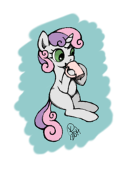 Size: 800x1080 | Tagged: safe, artist:kristieblaze, sweetie belle, pony, g4, female, solo