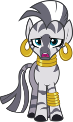 Size: 4012x6669 | Tagged: safe, artist:j5a4, zecora, zebra, comic:the rose of life, g4, absurd resolution, female, frown, open mouth, simple background, solo, transparent background, uvula, vector