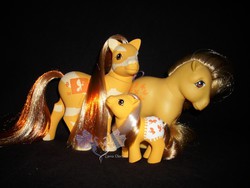 Size: 1800x1350 | Tagged: safe, artist:larrachersan, baby butterscotch, butterscotch (g1), g1, colorswirl, colorswirl ponies, customized toy, irl, photo, toy