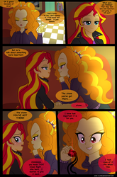 Size: 900x1360 | Tagged: safe, artist:jacky-bunny, adagio dazzle, aria blaze, sunset shimmer, equestria girls, g4, my little pony equestria girls: rainbow rocks, comic, magic of the sirens, pendant, the dazzlings