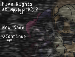 Size: 2048x1536 | Tagged: safe, applejack, pinkie pie, rarity, pony, robot, robot pony, five nights at aj's, g4, animatronic, applefreddy, creepy, female, five nights at aj's 2, five nights at freddy's, group, raribon (five nights at aj's), toy pinkica