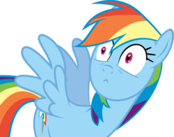 Size: 6339x4960 | Tagged: safe, artist:slb94, rainbow dash, g4, absurd resolution, female, simple background, solo, transparent background, vector