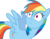 Size: 6339x4960 | Tagged: safe, artist:slb94, rainbow dash, g4, absurd resolution, female, simple background, solo, transparent background, vector