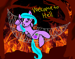 Size: 920x722 | Tagged: safe, artist:therandomlavpony, oc, oc only, pony, hell, solo