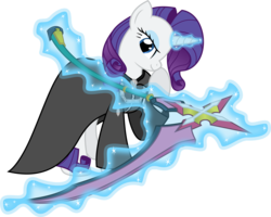 Size: 7984x6392 | Tagged: safe, artist:jackos92, rarity, g4, absurd resolution, disney, kingdom hearts, marluxia, organization xiii, simple background, transparent background, vector