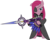 Size: 7810x6170 | Tagged: safe, artist:jackos92, pinkie pie, g4, absurd resolution, disney, kingdom hearts, organization xiii, pinkamena diane pie, xigbar