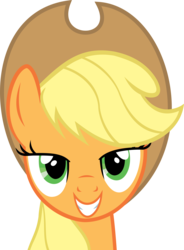 Size: 4759x6482 | Tagged: safe, artist:slb94, applejack, g4, absurd resolution, bedroom eyes, female, simple background, solo, transparent background, vector