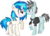 Size: 1024x732 | Tagged: dead source, safe, artist:sparkle-bliss, dj pon-3, neon lights, rising star, vinyl scratch, pony, unicorn, g4, backwards cutie mark, blushing, female, male, mare, missing accessory, ship:vinylights, shipping, simple background, stallion, straight, transparent background