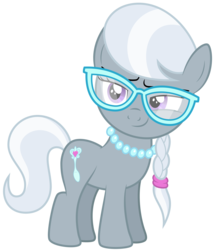 Size: 3000x3497 | Tagged: safe, artist:ready2fail, silver spoon, earth pony, pony, g4, one bad apple, female, filly, high res, simple background, smug, solo, transparent background, vector