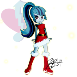 Size: 1280x1280 | Tagged: safe, artist:xxxsketchbookxxx, sonata dusk, equestria girls, g4, christmas