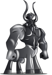 Size: 4152x6024 | Tagged: safe, artist:xebck, lord tirek, g4, absurd resolution, male, metal, metal tirek, nintendo, parody, simple background, solo, style emulation, super smash bros., transparent background, vector