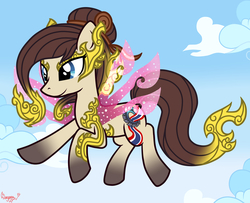 Size: 5900x4800 | Tagged: safe, artist:doragoon, oc, oc only, oc:siammy, pony, absurd resolution, nation ponies, solo