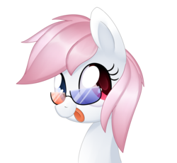 Size: 2668x2455 | Tagged: safe, artist:mandy_the_pantie_pone, oc, oc only, heterochromia, high res, solo, sunglasses