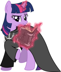 Size: 6971x8174 | Tagged: safe, artist:jackos92, twilight sparkle, g4, absurd resolution, black coat, disney, kingdom hearts, organization xiii, show accurate, zexion