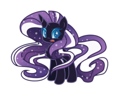 Size: 2048x1536 | Tagged: safe, artist:raridashisawesome, nightmare rarity, pony, unicorn, g4, cute, female, mare, nightmare raribetes, raribetes, simple background, solo, transparent background