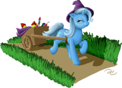 Size: 1391x1001 | Tagged: safe, artist:da-exile, trixie, pony, unicorn, g4, cute, diatrixes, female, fireworks, happy, mare, walking