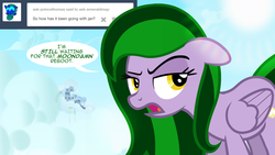 Size: 1280x720 | Tagged: safe, artist:jan, oc, oc only, oc:emerald may, pony, ask, solo, tumblr