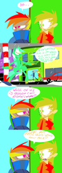 Size: 1776x4925 | Tagged: safe, artist:newsketches, applejack, lyra heartstrings, rainbow dash, giraffe, human, g4, christmas, humanized, snow, snowfall, the nightmare before christmas