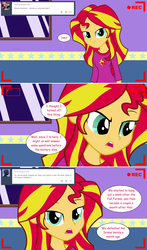 Size: 1280x2171 | Tagged: safe, artist:hakunohamikage, sunset shimmer, equestria girls, g4, clothes, comic, pajamas, sunxiejournal, tumblr