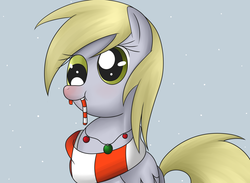 Size: 3040x2224 | Tagged: safe, artist:rachelsrandomart, derpy hooves, pegasus, pony, g4, christmas, female, high res, mare, solo