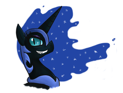 Size: 559x420 | Tagged: safe, artist:rachelsrandomart, nightmare moon, pony, g4, female, solo