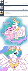 Size: 569x1440 | Tagged: safe, artist:kuromi, princess cadance, princess celestia, g4, comic, teen princess cadance, tumblr