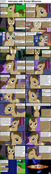 Size: 1282x4375 | Tagged: safe, doctor whooves, time turner, earth pony, pony, comic:celestia's servant interview, g4, caption, comic, cs captions, interview, male, solo, stallion, tardis