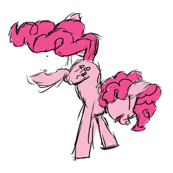 Size: 800x800 | Tagged: safe, artist:roguelament, pinkie pie, g4, dancing, female, solo