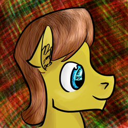 Size: 780x780 | Tagged: safe, artist:gallifreyanequine, caramel, g4, bust, shiny