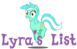 Size: 317x200 | Tagged: dead source, safe, lyra heartstrings, pony, unicorn, g4, games ponies play, equestria gaming, female, game, game doc, game documents, game reviews, gaming ideas, grin, horn, horse games, ideas for pony games, lyra's list, mare, mlp game, mlp game ideas, mlp game reviews, pony game, pony game ideas, pony games, smiling, solo, tail