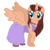 Size: 2100x2100 | Tagged: safe, artist:peternators, alicorn, pony, g4, choker, clothes, drawn together, dress, high res, looking back, ponified, princess clara, raised hoof, simple background, smiling, solo, spread wings, tara strong, transparent background, vector, voice actor joke