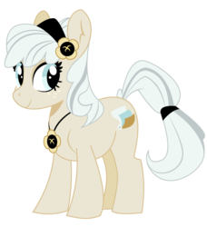 Size: 781x857 | Tagged: safe, artist:dbkit, oc, oc only, oc:penny platen, earth pony, pony, female, freckles, hairband, mare, necklace, simple background, solo, transparent background