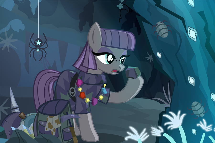 Safe Artist Pixelkitties Maud Pie Insect Spider Star