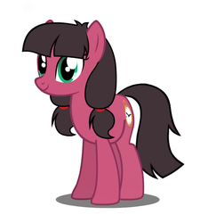 Size: 608x677 | Tagged: safe, artist:flash equestria photography, oc, oc only, oc:macdolia, earth pony, pony, g4, double rainboom puppet, pigtails, show accurate, simple background, solo, vector, white background