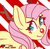 Size: 1280x1243 | Tagged: safe, artist:ladypixelheart, part of a set, fluttershy, g4, antlers, christmas, female, icon, red nose, solo