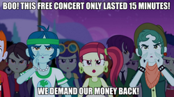 Size: 901x500 | Tagged: safe, screencap, blueberry cake, captain planet, drama letter, heath burns, indigo wreath, rose heart, scott green, scribble dee, sophisticata, starlight, watermelody, equestria girls, g4, my little pony equestria girls: rainbow rocks, background human, image macro, meme