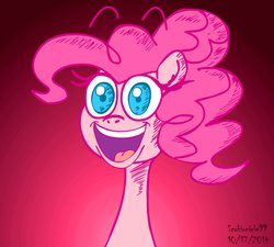 Size: 942x848 | Tagged: safe, artist:scobionicle99, pinkie pie, smile hd, g4, cute, grimcute, happy, smiling