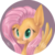 Size: 1280x1280 | Tagged: safe, artist:hellticket, fluttershy, g4, female, solo