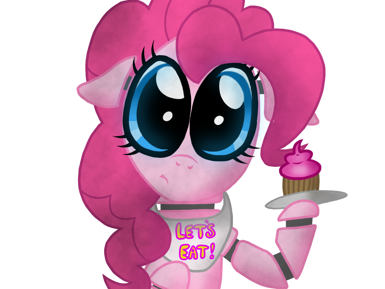 Safe Artist Birdivizer Pinkie Pie Pony Robot Five Nights