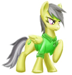 Size: 614x637 | Tagged: safe, artist:otakusquirrel, daring do, g4, female, missing accessory, raised hoof, solo