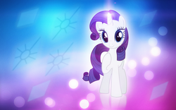 Size: 2560x1600 | Tagged: safe, artist:electricknoise, artist:light262, artist:uxyd, rarity, pony, unicorn, g4, female, solo, vector, wallpaper