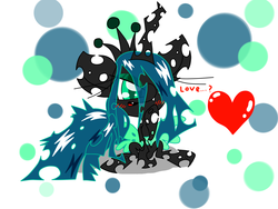 Size: 2272x1704 | Tagged: safe, artist:lovehtf421, queen chrysalis, changeling, changeling queen, g4, female, solo