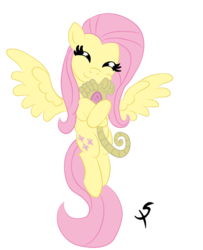 Size: 1571x1936 | Tagged: safe, artist:xscaralienx, fluttershy, facehugger, pegasus, pony, g4, crossover, female, solo