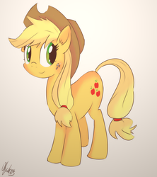 Size: 800x900 | Tagged: safe, artist:ollywiicious, applejack, g4, female, solo