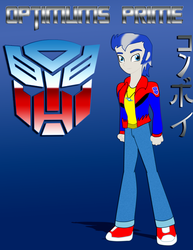 Size: 2550x3300 | Tagged: safe, equestria girls, g4, high res, optimus prime, orion pax, transformers